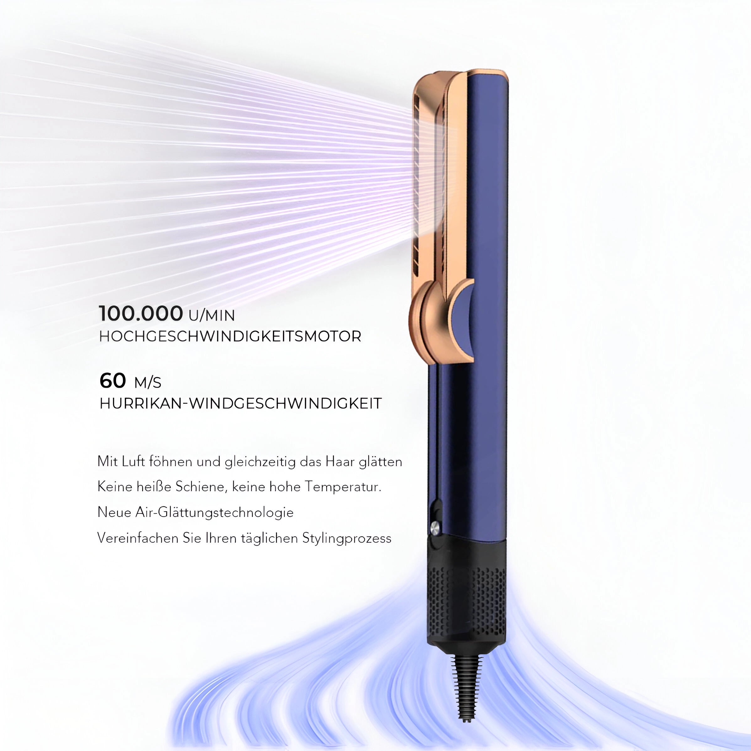 Air straightener Dripdeal – Föhnen & Glätten in einem | Schonendes Haarstyling
