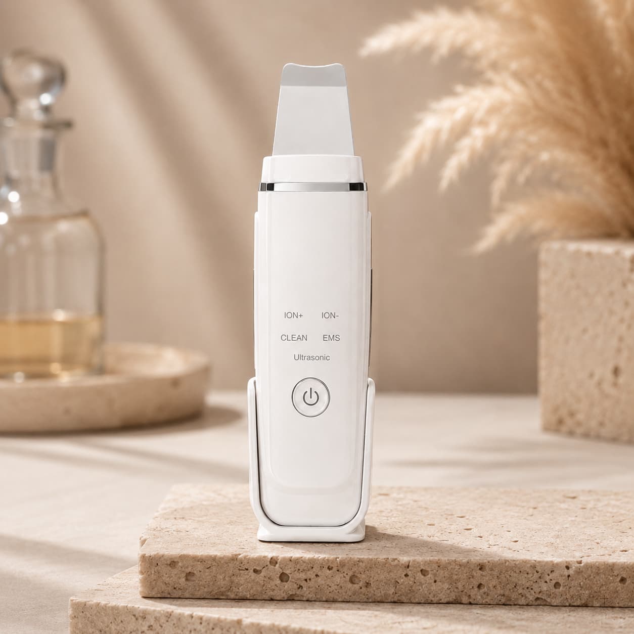 GLOWA Pure – 4-in-1 Ultraschall Gesichtsreiniger mit EMS Lifting & LED-Lichttherapie