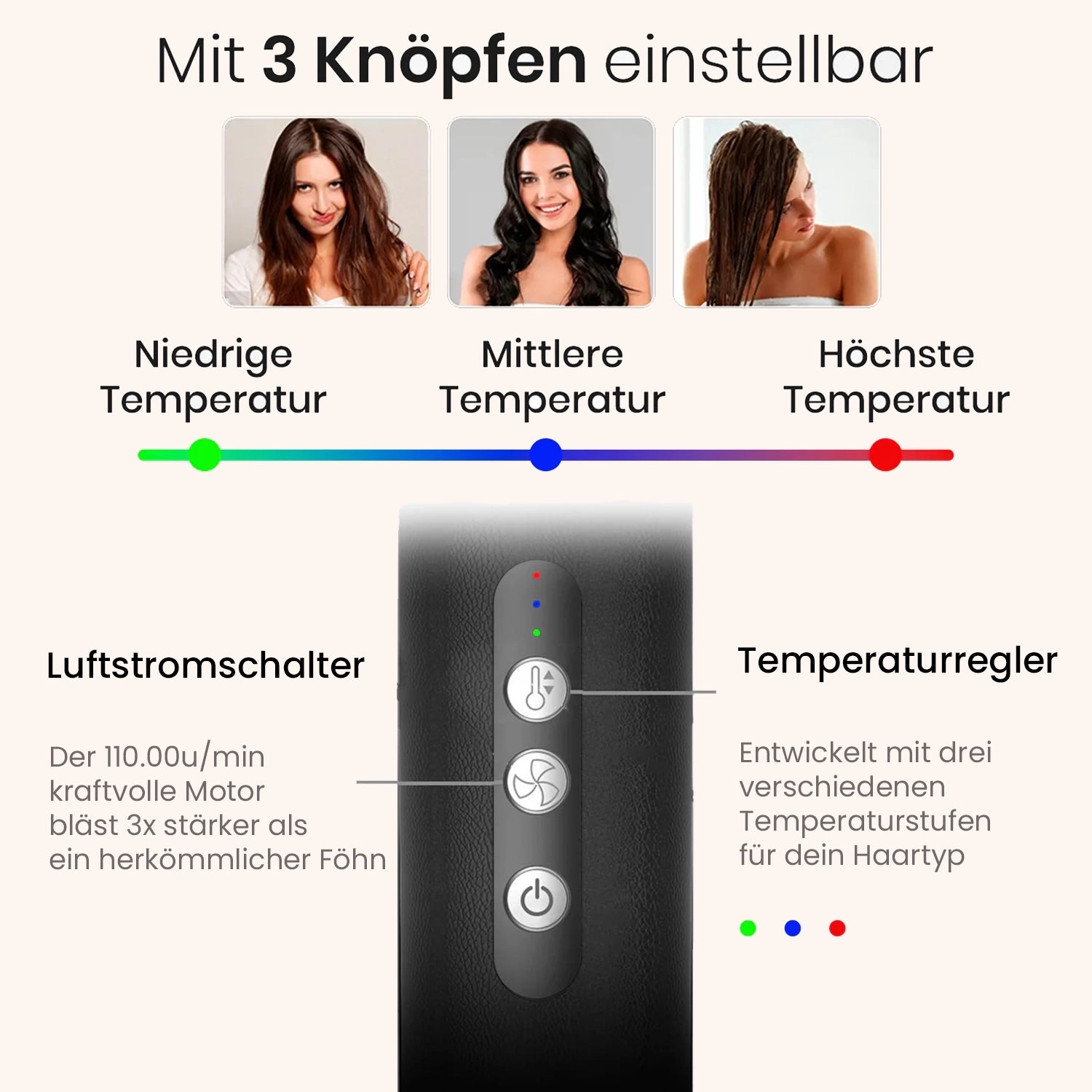 7 in 1 Multifunktionaler Hairstyler Dripdeal | Glätten, Locken & Volumen