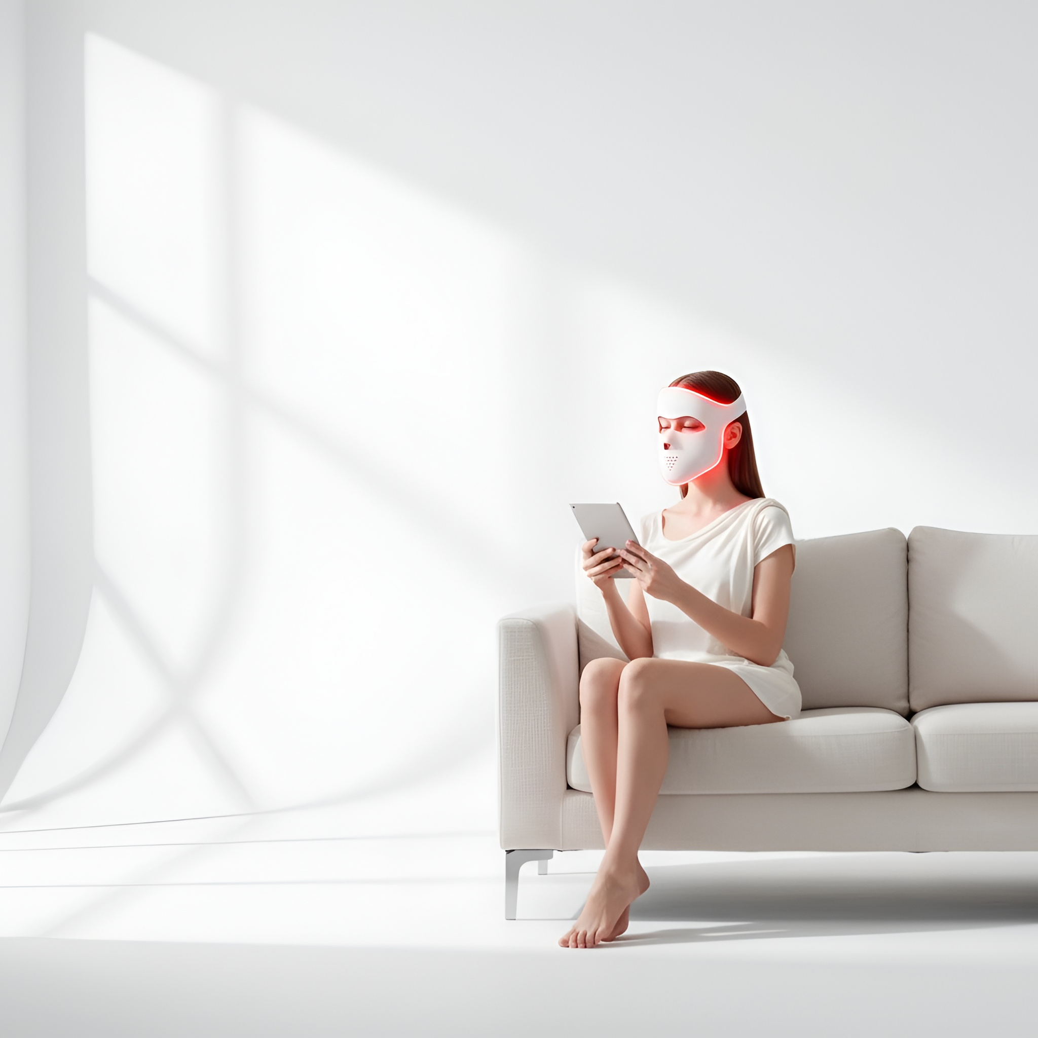 Purevia Glow 3D Elite LED Maske – Lichttherapie Gesichtsmaske für Akne & Anti-Aging