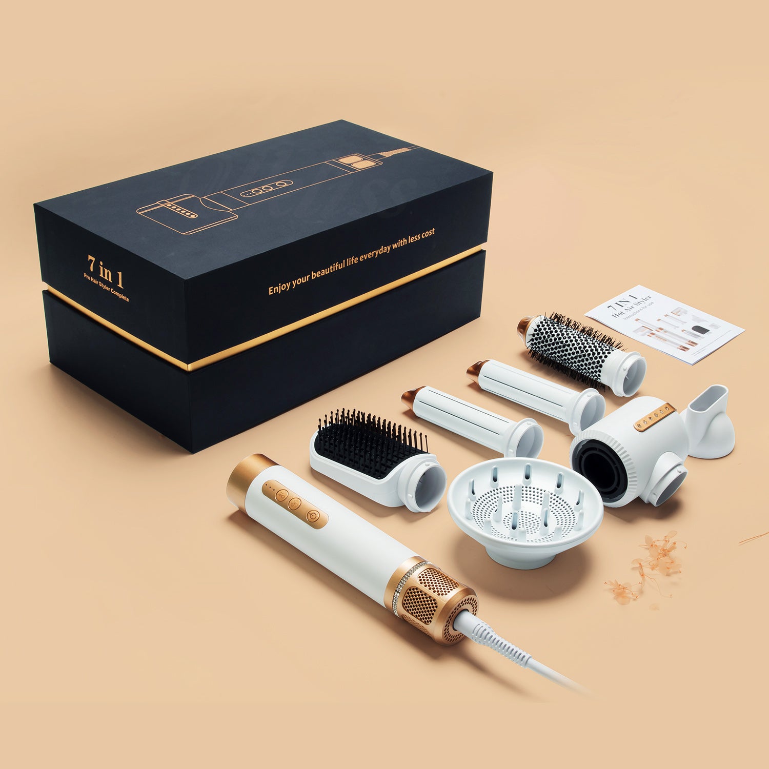 7 in 1 Multifunktionaler Hairstyler Dripdeal | Glätten, Locken & Volumen