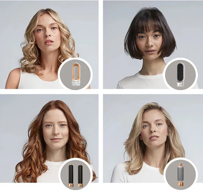 5 in 1 Hairstyler Locken, Glätten & Trocknen mit Coanda Effekt