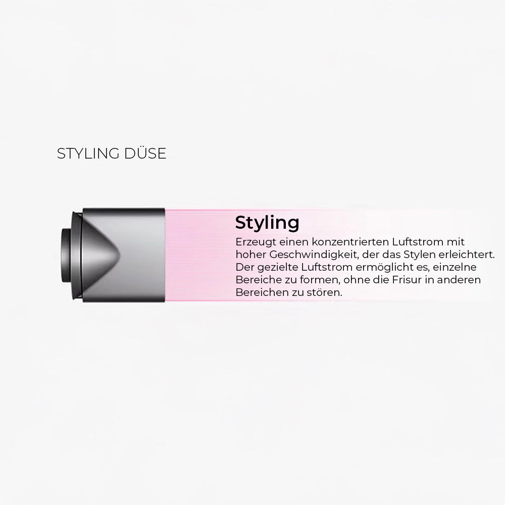 5er-Set Aufsätze für Hairsonic Pro – Perfektes Styling für jeden Haartyp