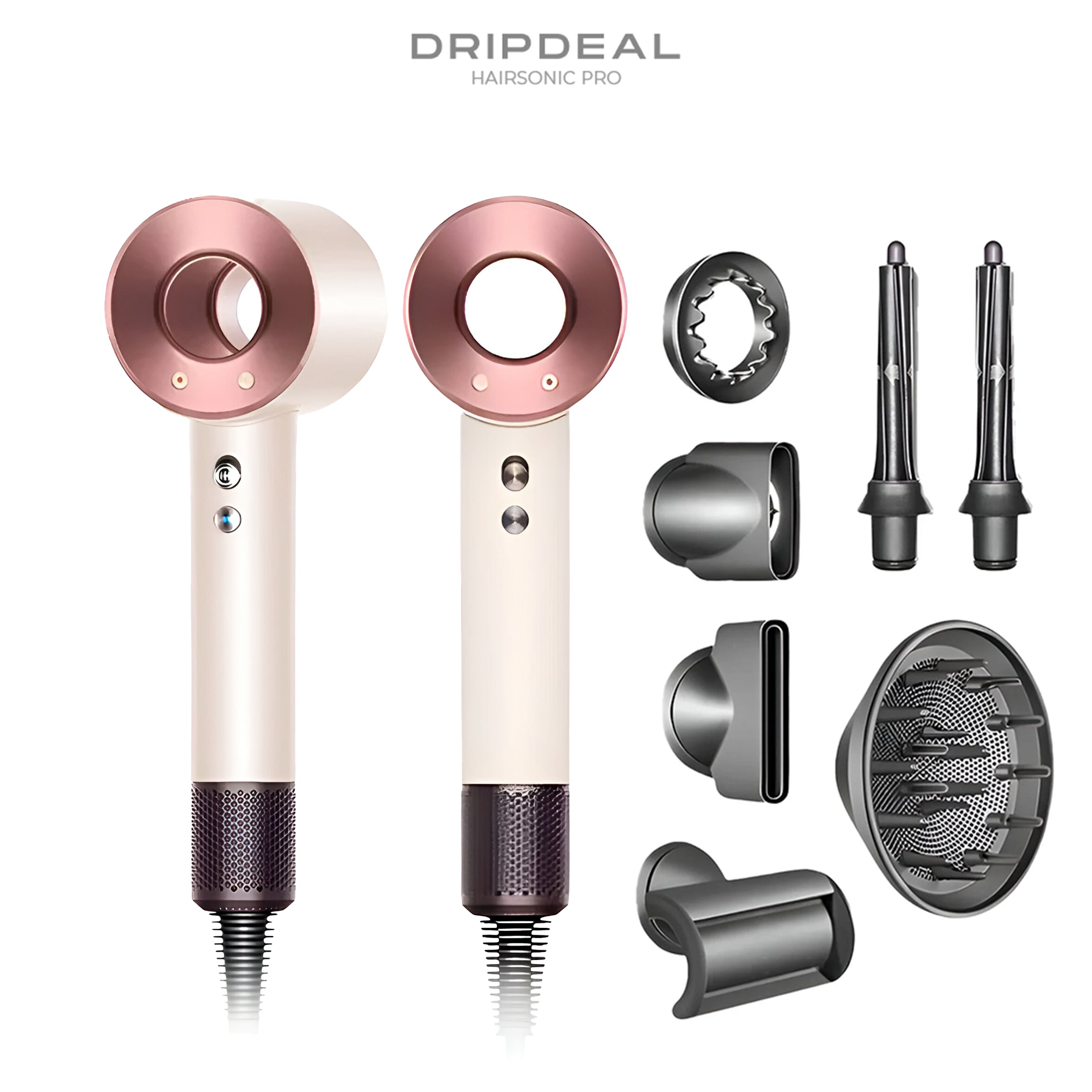 HairSonic Pro Dripdeal | 5-in-1 Haartrockner und Styling-Gerät mit Ionen-Technologie