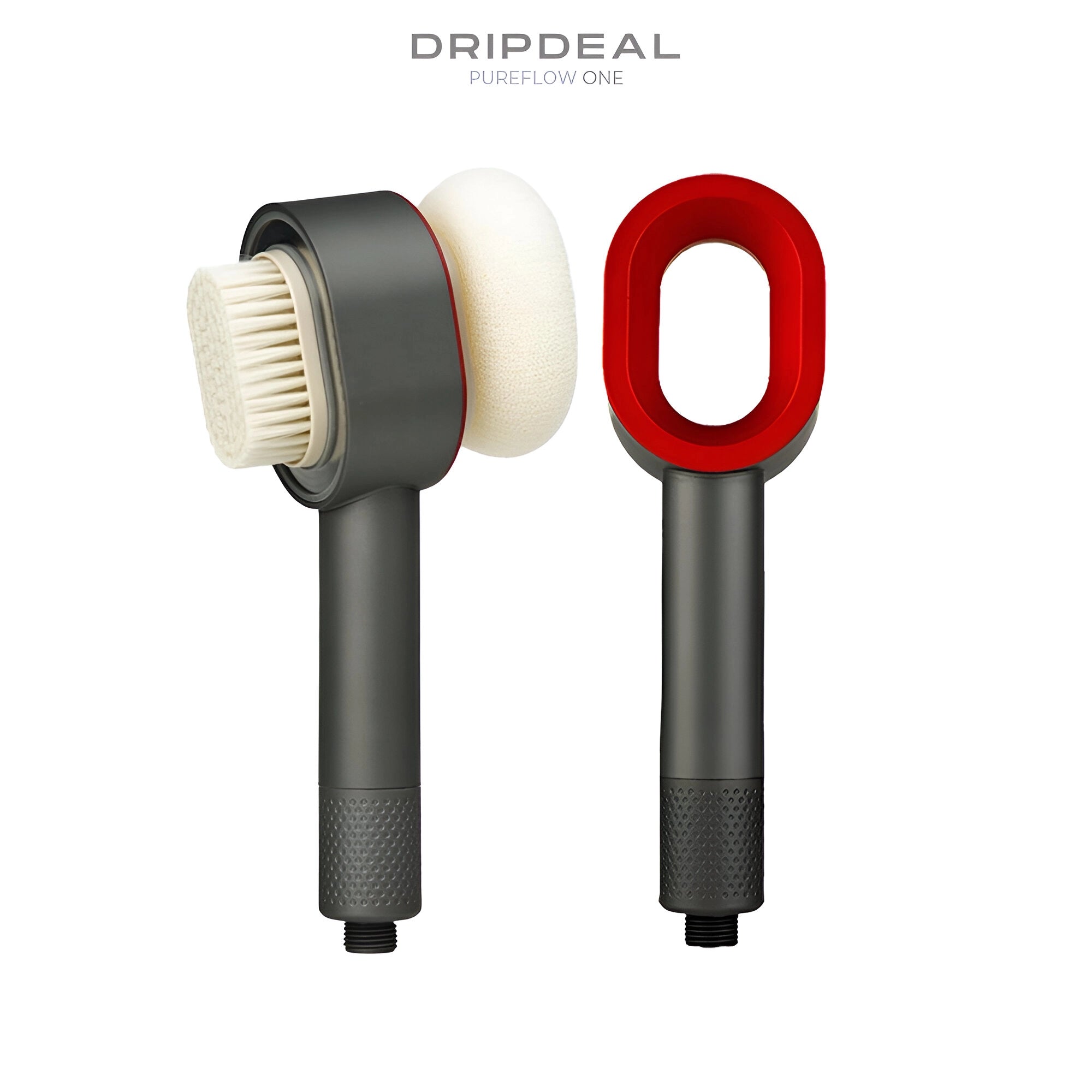 PureFlow One – Premium Filter-Duschkopf mit Massage-Aufsatz