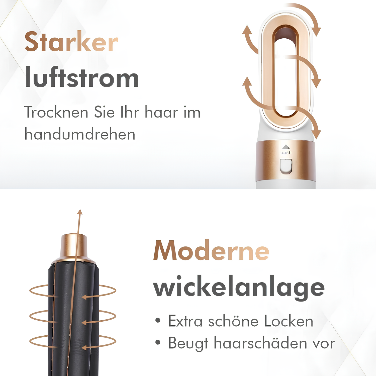 5 in 1 Hairstyler Locken, Glätten & Trocknen mit Coanda Effekt