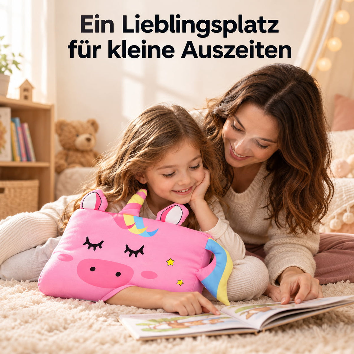 Kinderkissen Dripdeal KuschelNest – Memory-Schaum mit Tiermotiv