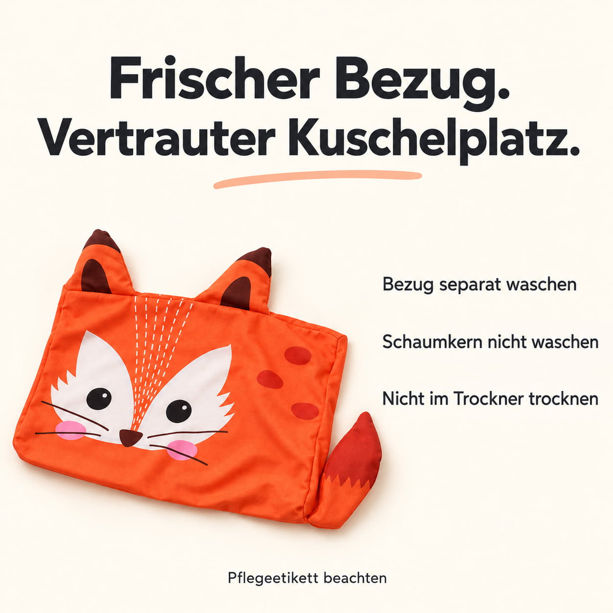 Kinderkissen Dripdeal KuschelNest – Memory-Schaum mit Tiermotiv