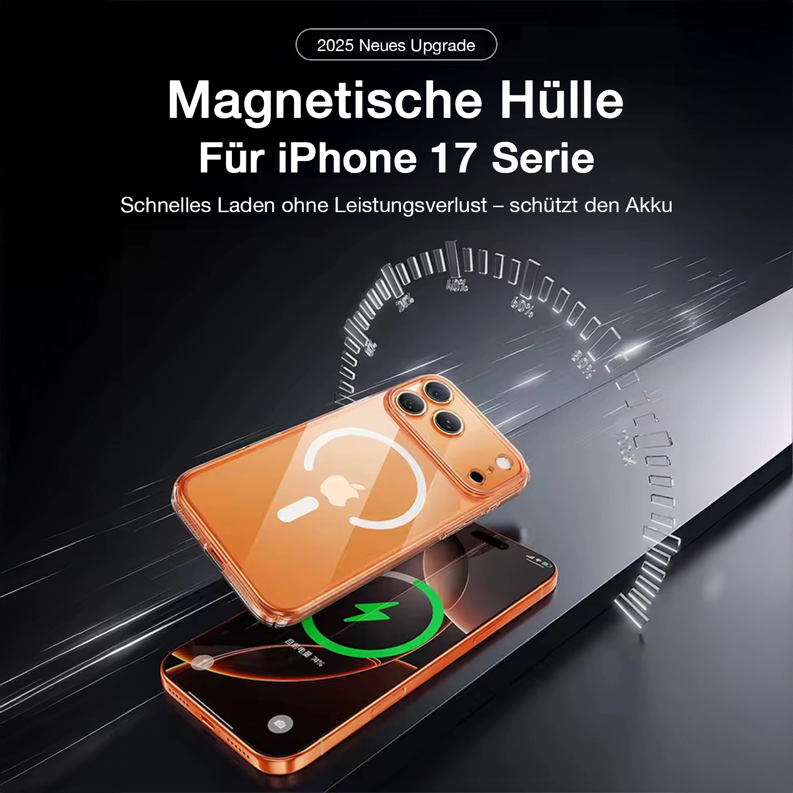 Magnetische MagSafe Hülle für iPhone 17 – Kristallklar & Ultradünn