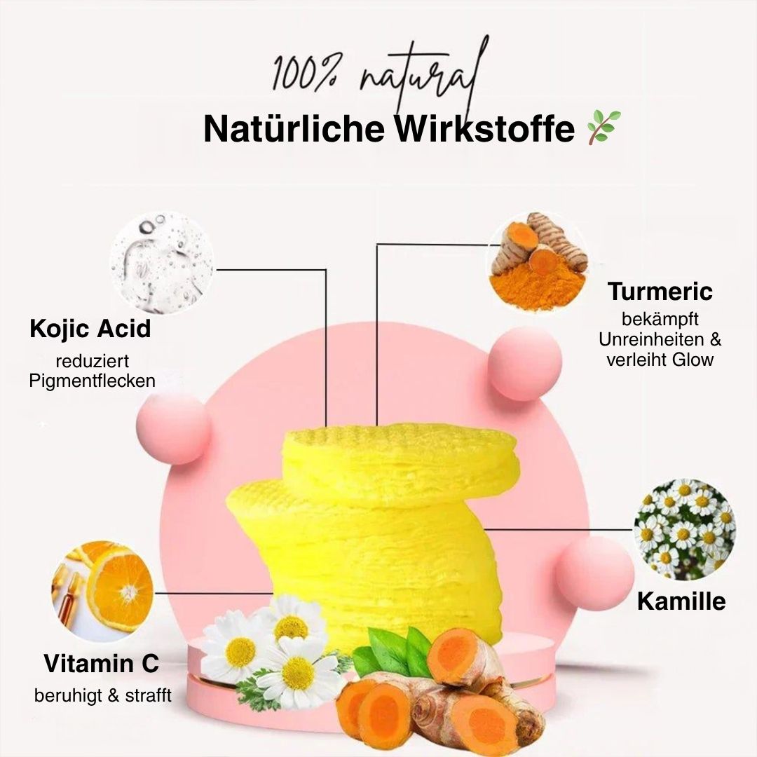 PureGlow Kurkuma Peeling Pads – Für strahlende & reine Haut