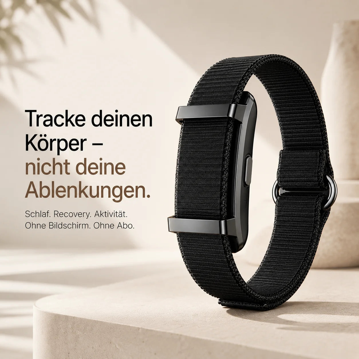 Dripdeal Pulse One™ Smart Band ohne Abo – Schlaftracker & Recovery Armband