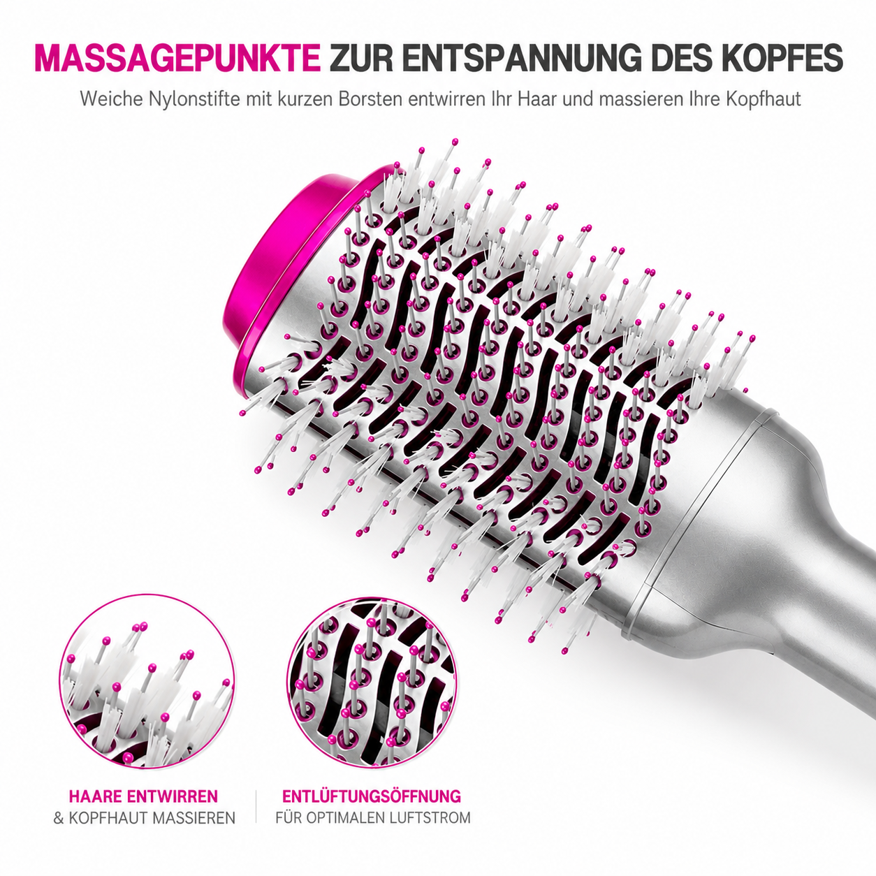 4-in-1 Heißluftbürste Dripdeal | Glänzendes Haar & Volumen in Minuten
