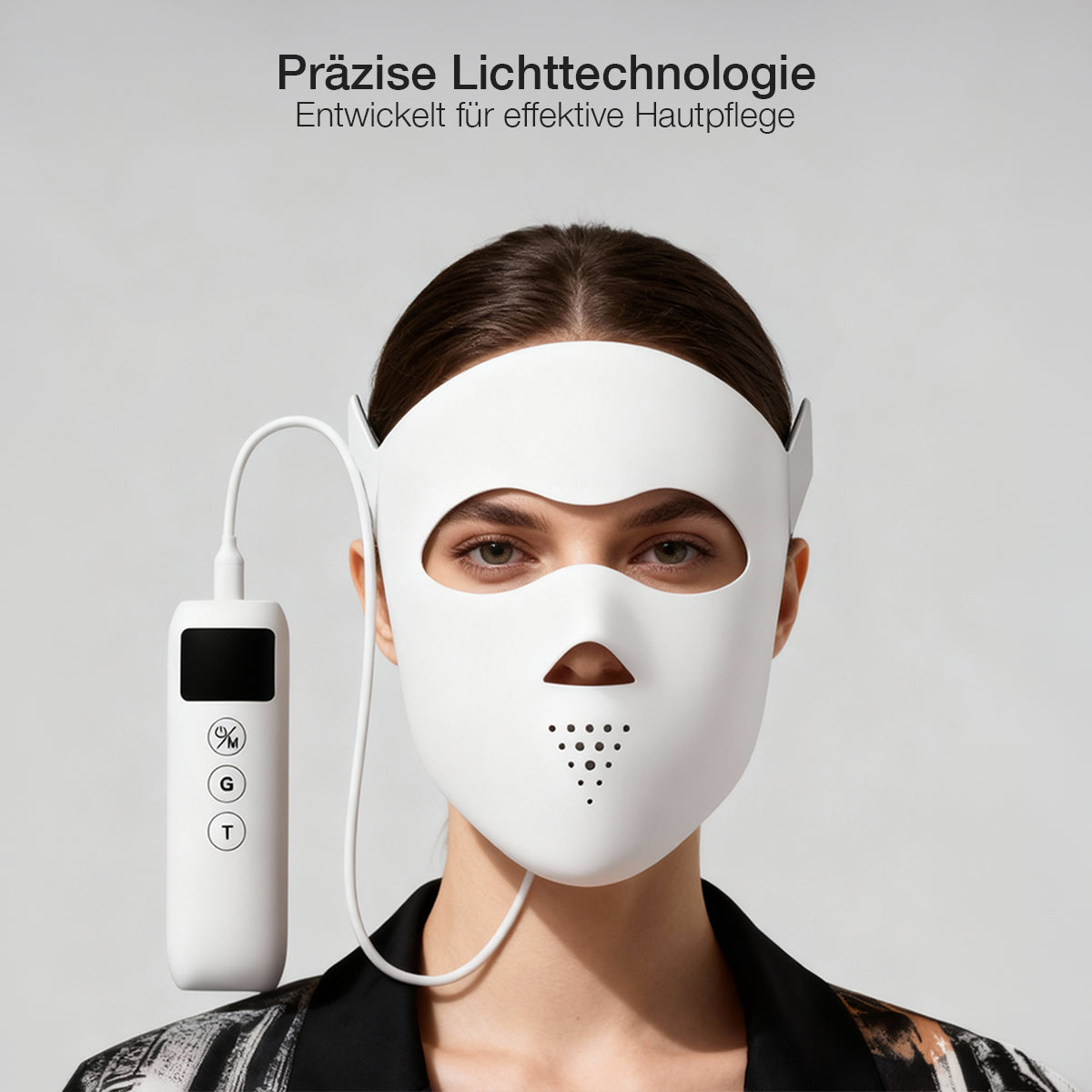 Purevia Glow 3D Elite LED Maske – Lichttherapie Gesichtsmaske für Akne & Anti-Aging