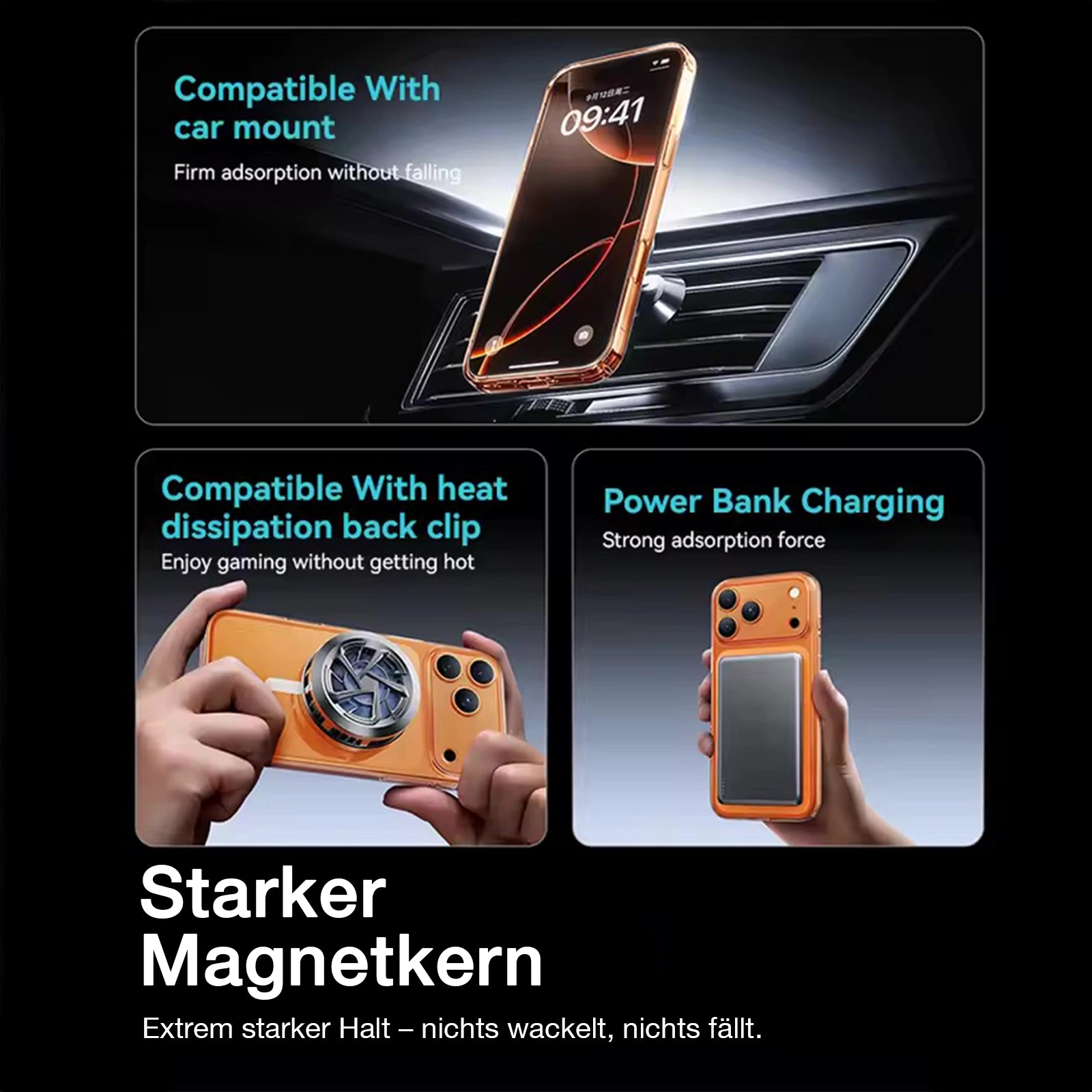 Magnetische MagSafe Hülle für iPhone 17 – Kristallklar & Ultradünn