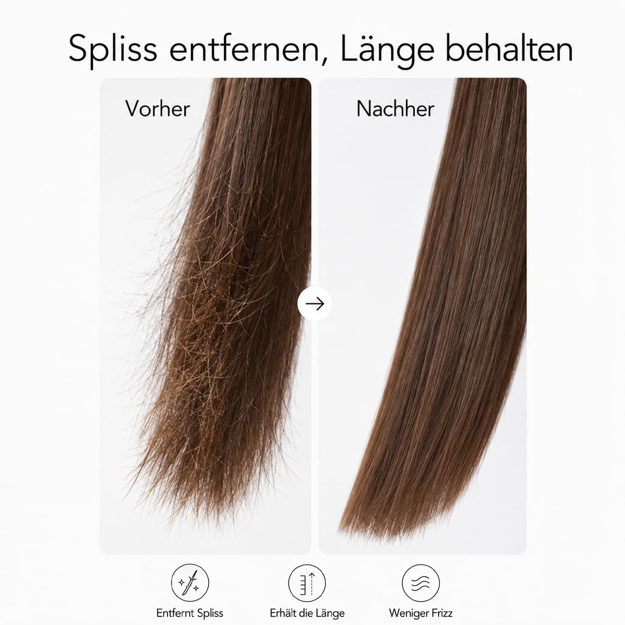 SplissFree Pro – kabelloser Haarspliss-Entferner  Für
