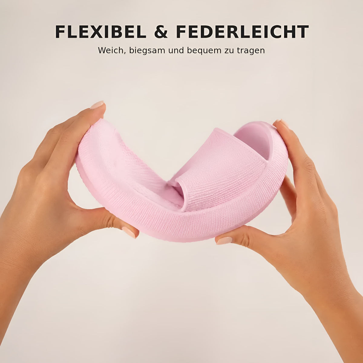 Ultraweiche Komfort-Sandalen mit Ripp-Design – für Alltag & Urlaub