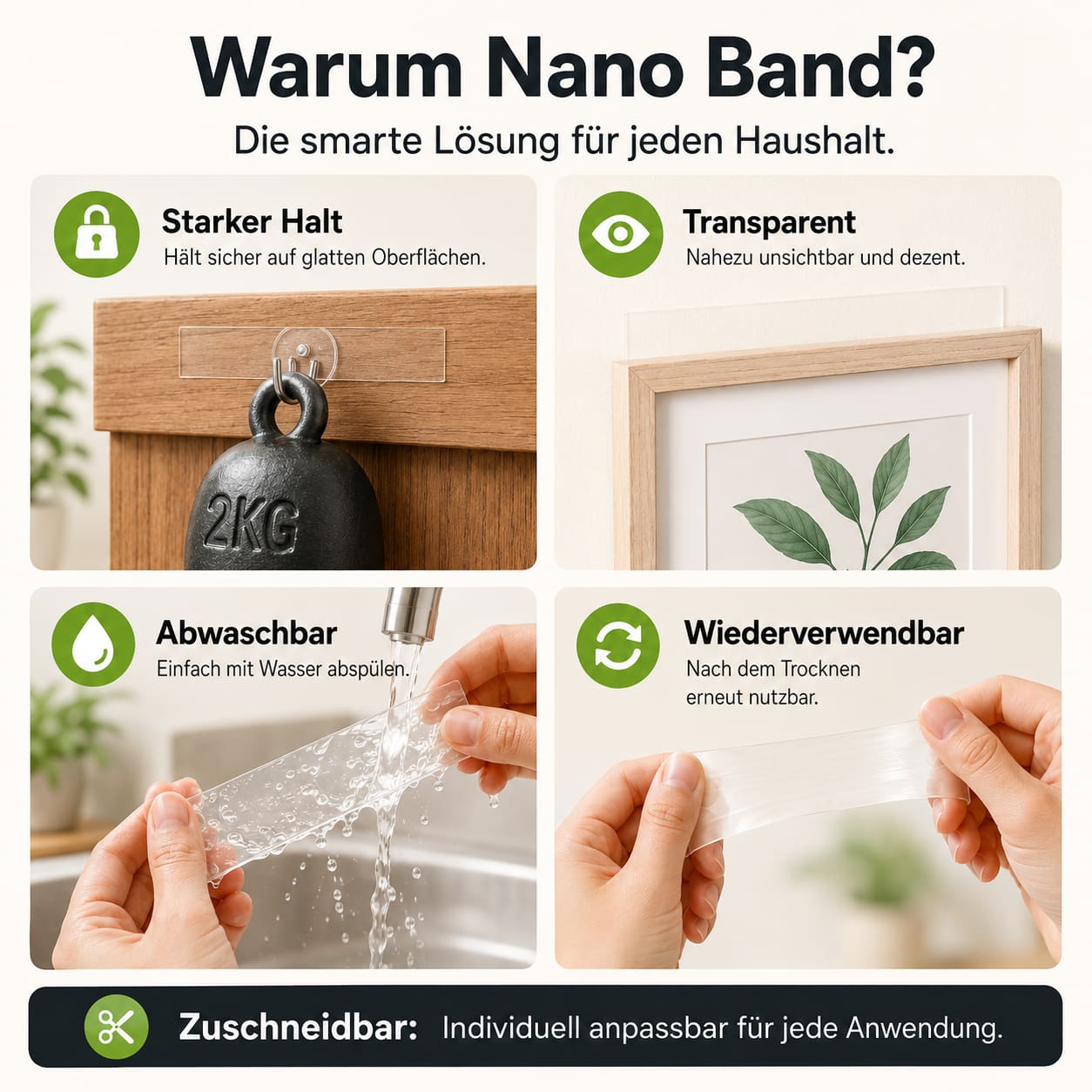 Nano Band Doppelseitiges Klebeband von Dripdeal