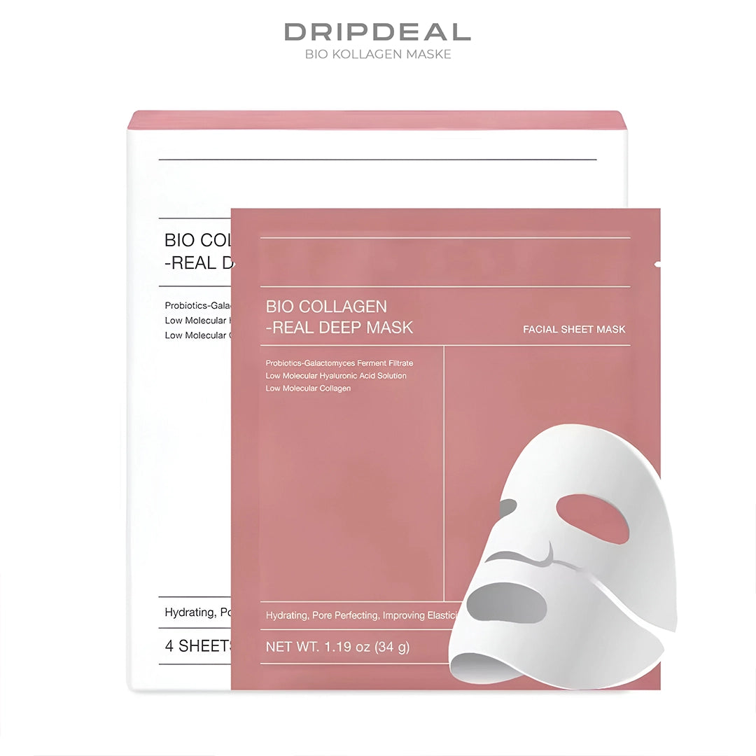 Bio-Kollagen Gesichtsmaske – Intensive Feuchtigkeit & Anti-Aging Pflege