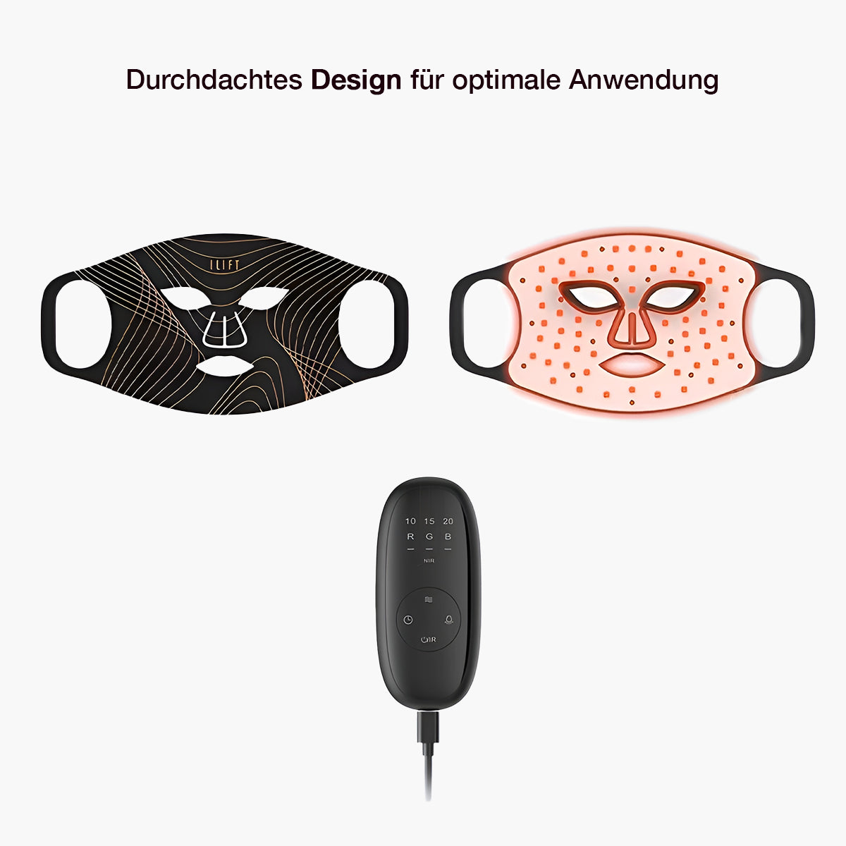 LED Maske Dripdeal – 8-Farben Lichttherapie Gesichtsmaske