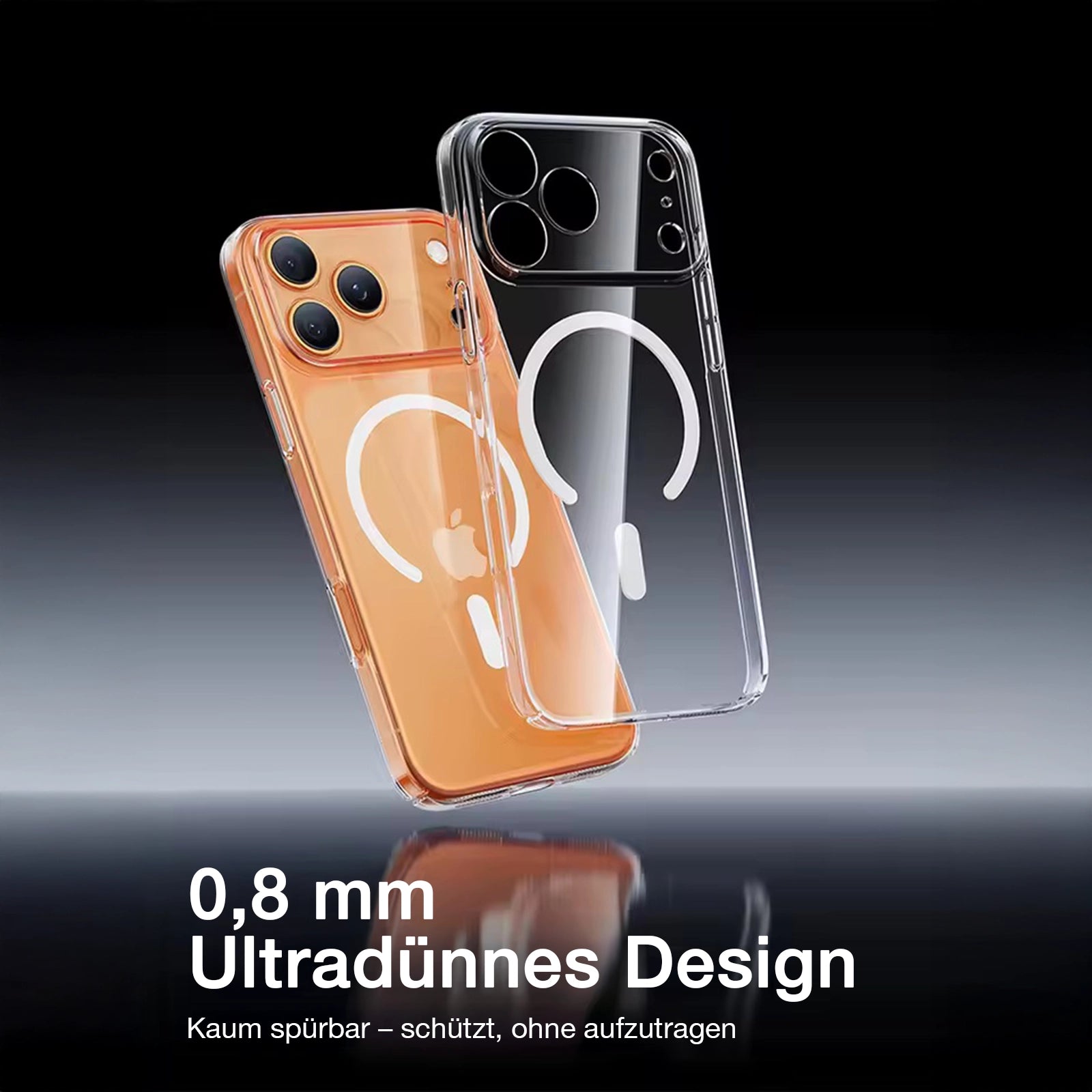 Magnetische MagSafe Hülle für iPhone 17 – Kristallklar & Ultradünn