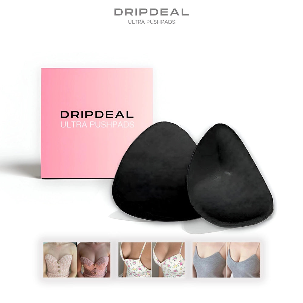 Dripdeal PushPads™ | Doppelseitig klebende Brusteinlagen für mehr Volumen & Halt