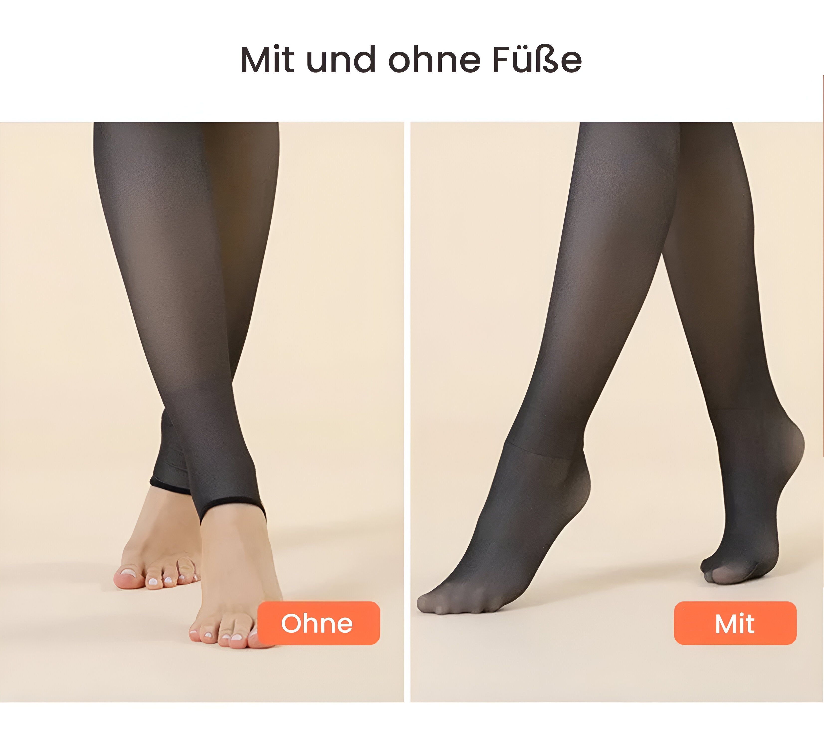 Thermo Fleece-Strumpfhose für kalte Tage | Warm und bequem