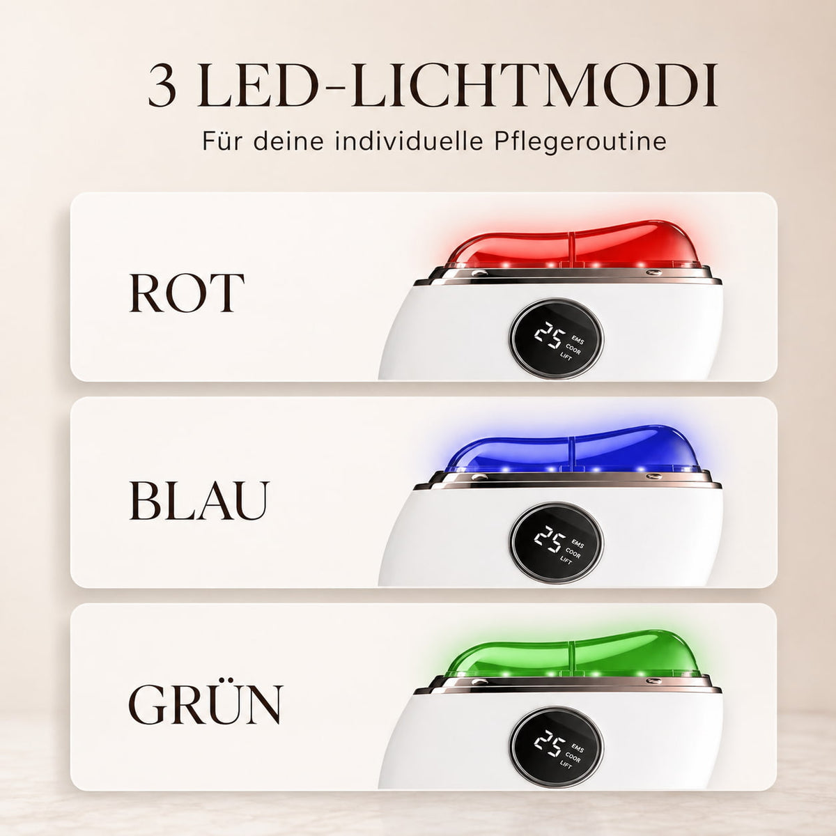 Purevia Lift Pro – EMS Gua Sha Gesichtsmassagegerät