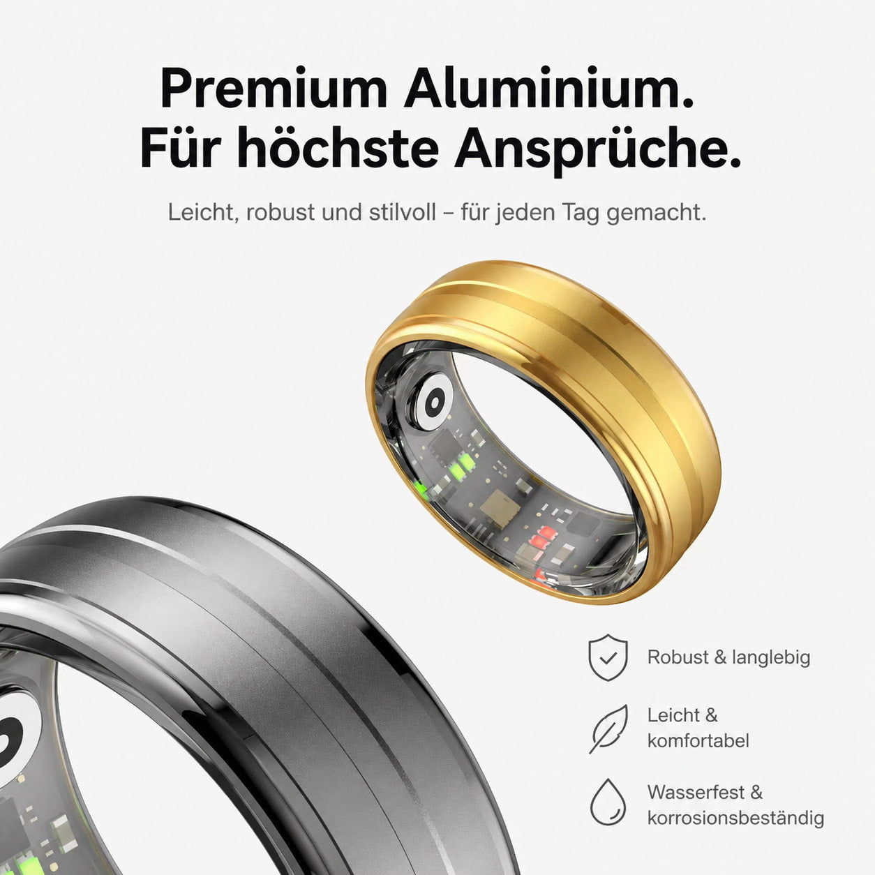Dripdeal Smart Ring Pro™ – Schlaf Tracker, Fitness Ring, Health Ring ohne Abo