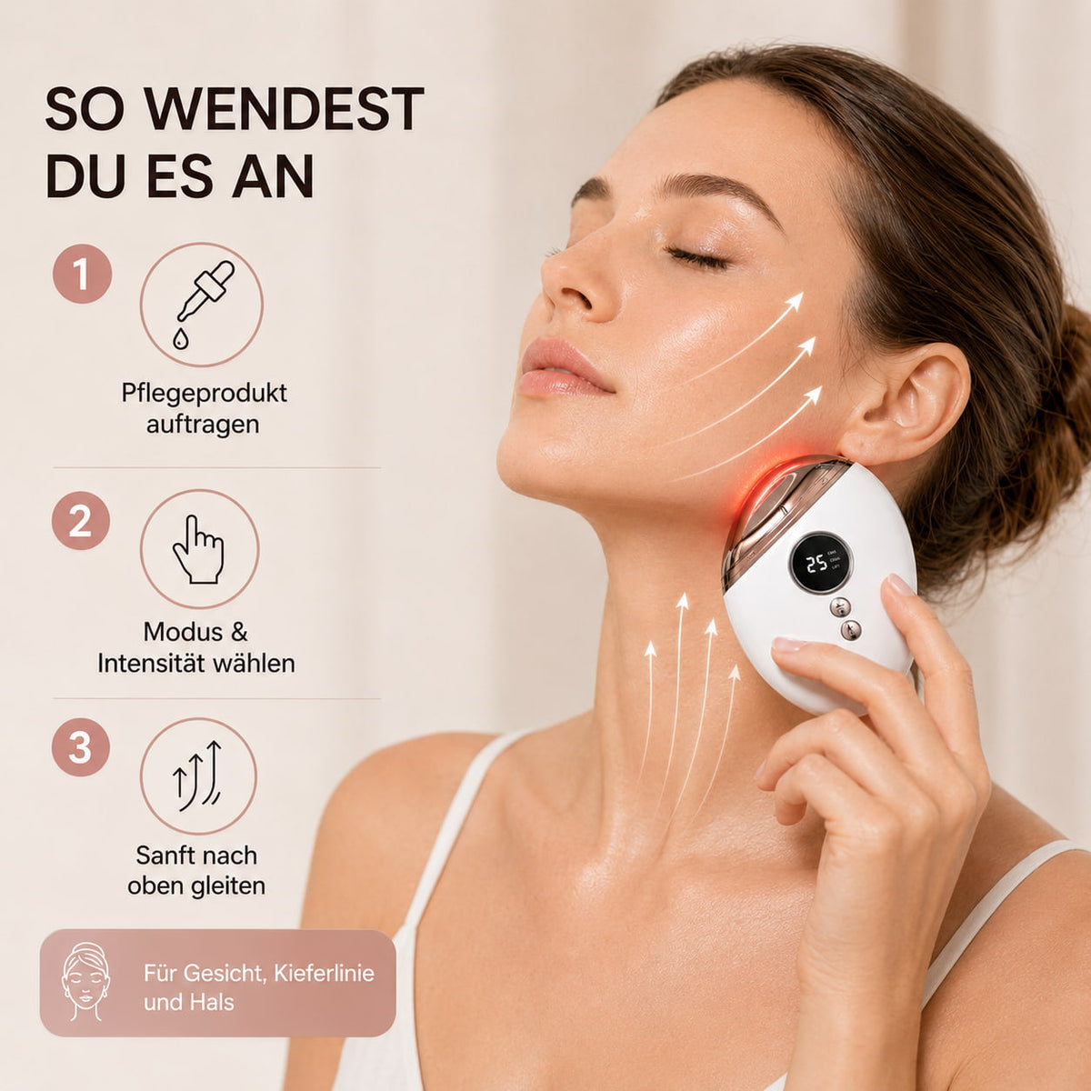 Purevia Lift Pro – EMS Gua Sha Gesichtsmassagegerät