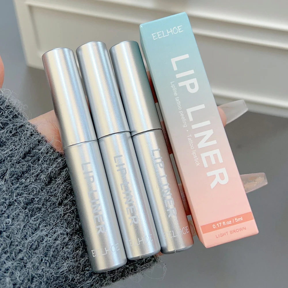 12 Farben Lipliner Set – Wasserfester Lippenkonturenstift, Matte, Langanhaltende Formel, Mit Deckel
