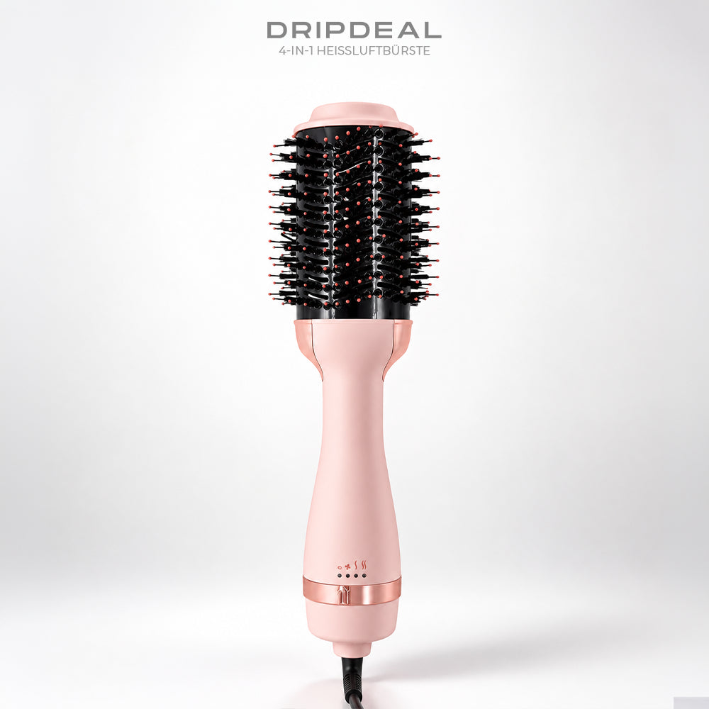 4-in-1 Heißluftbürste Dripdeal | Glänzendes Haar & Volumen in Minuten