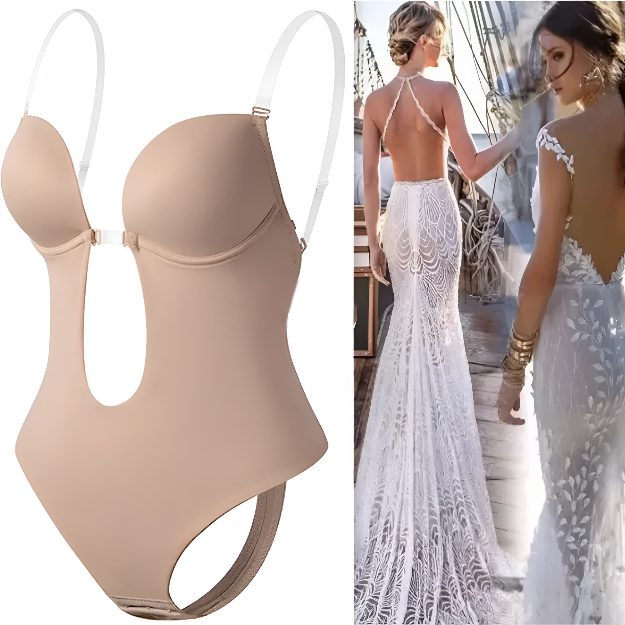 Shapewear BH - Rückenfrei + Nahtlos