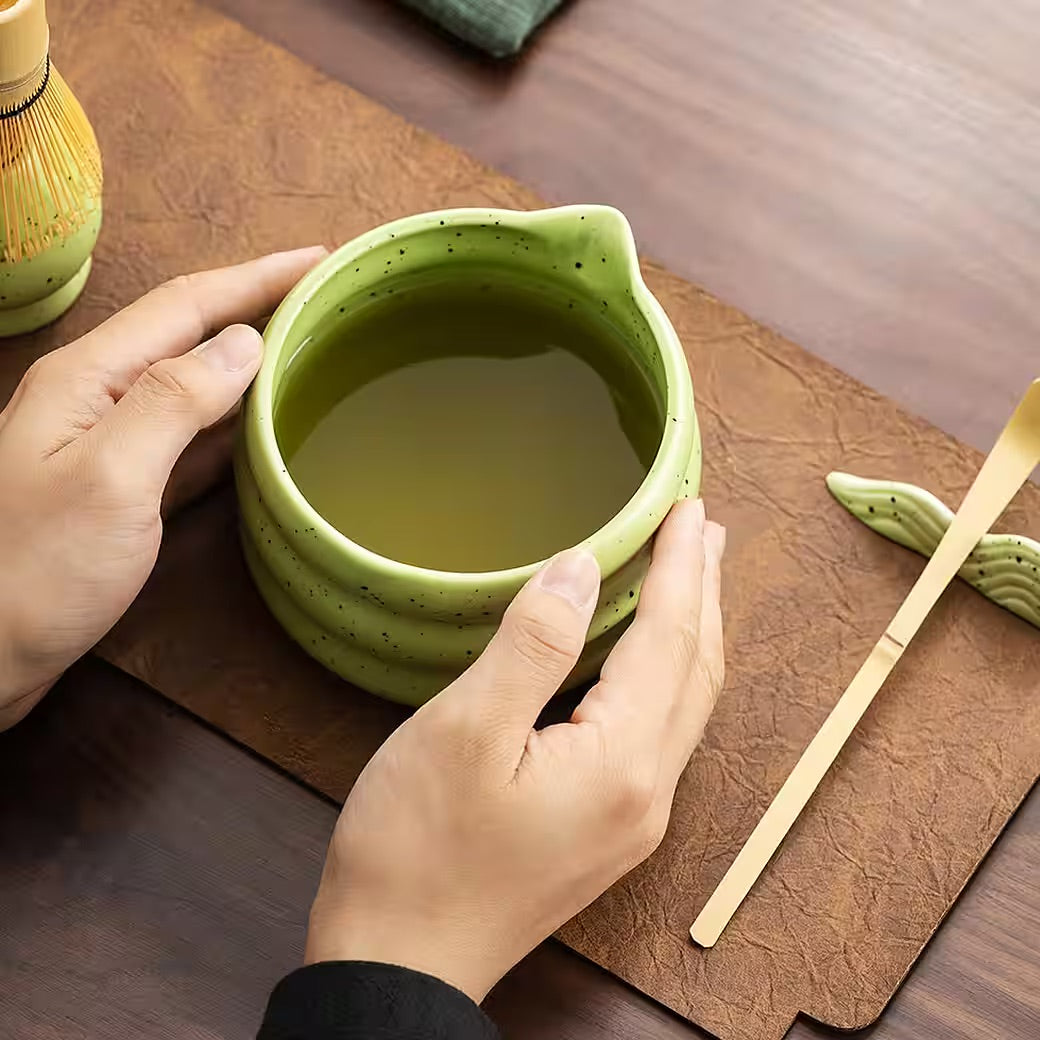 Matcha Set 7-teilig – Traditionelles Teezeremonienset in 4 Farben