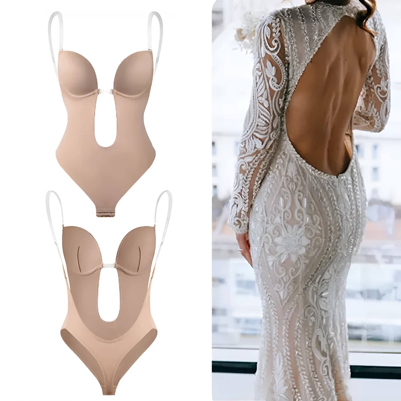 Shapewear BH - Rückenfrei + Nahtlos