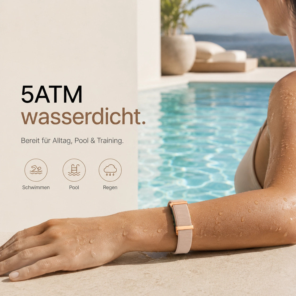 Dripdeal Pulse One™ Smart Band ohne Abo – Schlaftracker & Recovery Armband