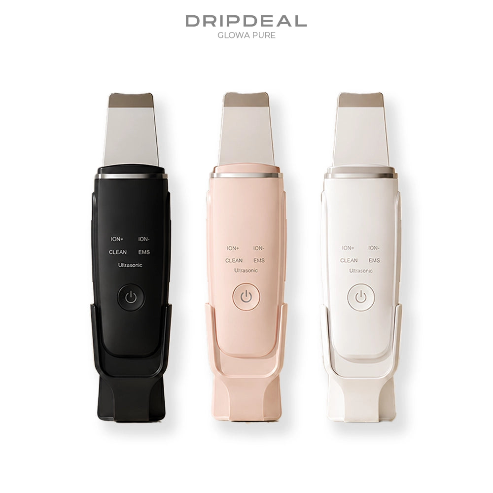 GLOWA Pure – 4-in-1 Ultraschall Gesichtsreiniger mit EMS Lifting & LED-Lichttherapie