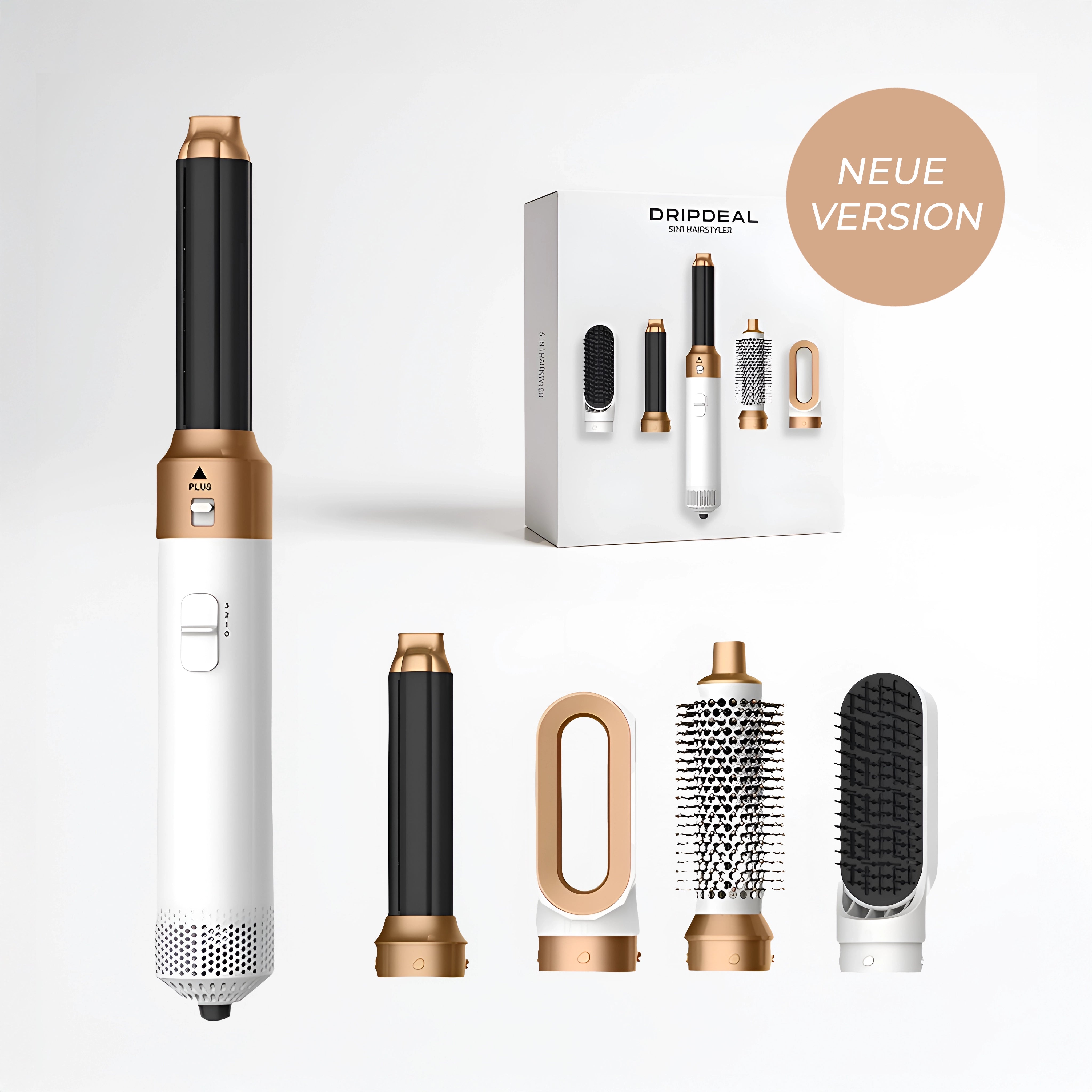5 in 1 Hairstyler  Locken, Glätten & Trocknen mit Coanda Effekt
