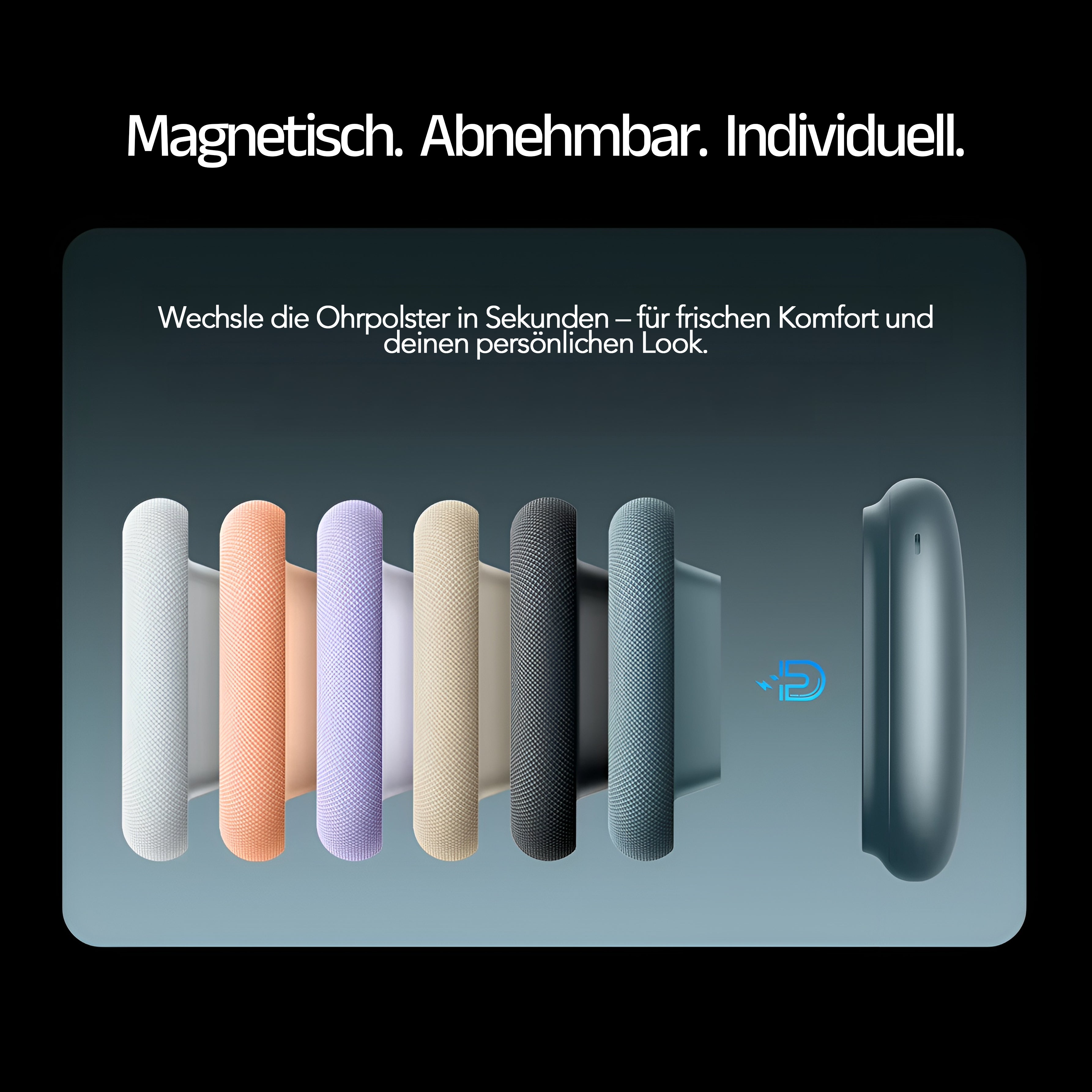 StreamMuse Max Neue Generation – Over-Ear Bluetooth Kopfhörer mit ANC