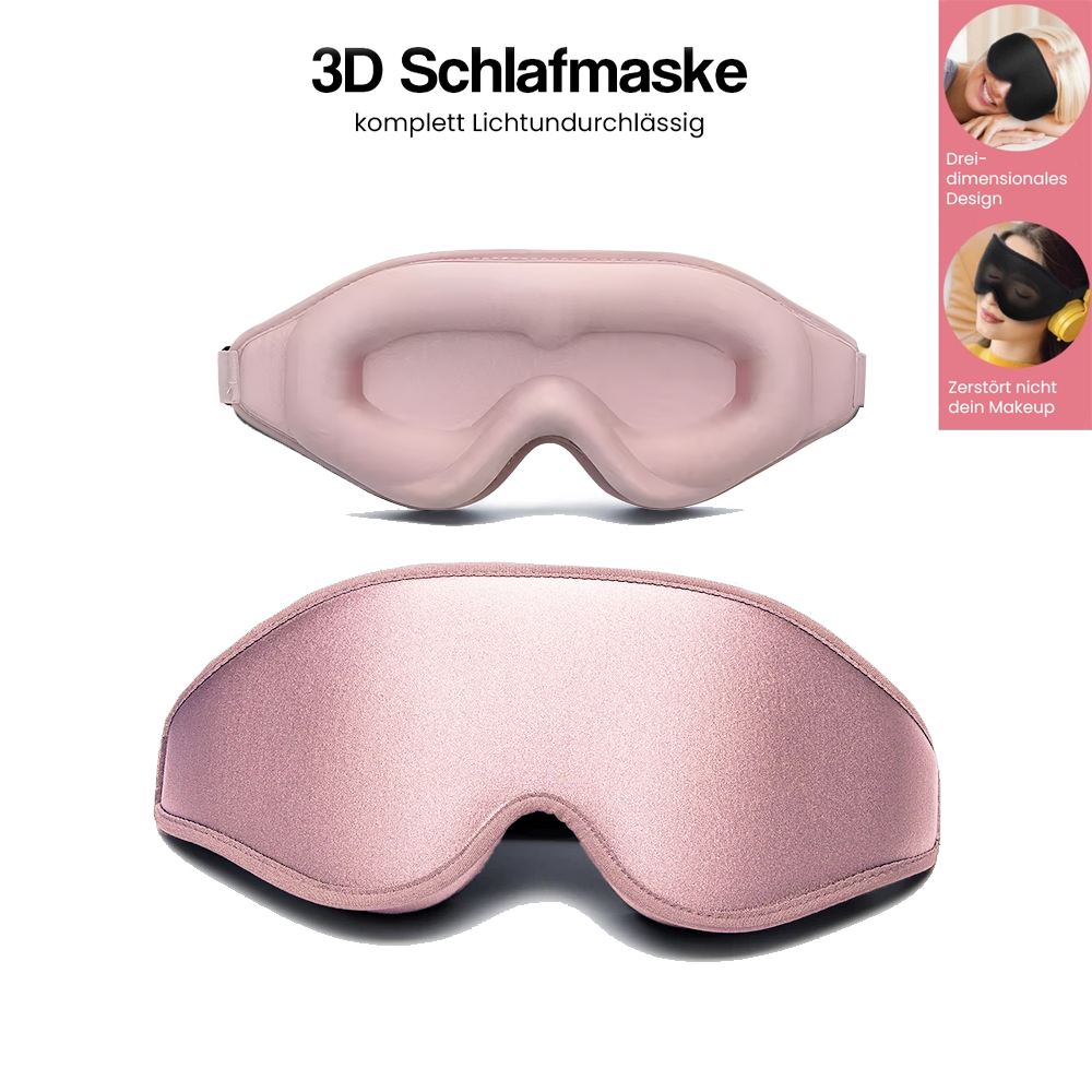 3D Schlafmaske DripDeal™ – Bequem, Lichtdicht & für besseren Schlaf