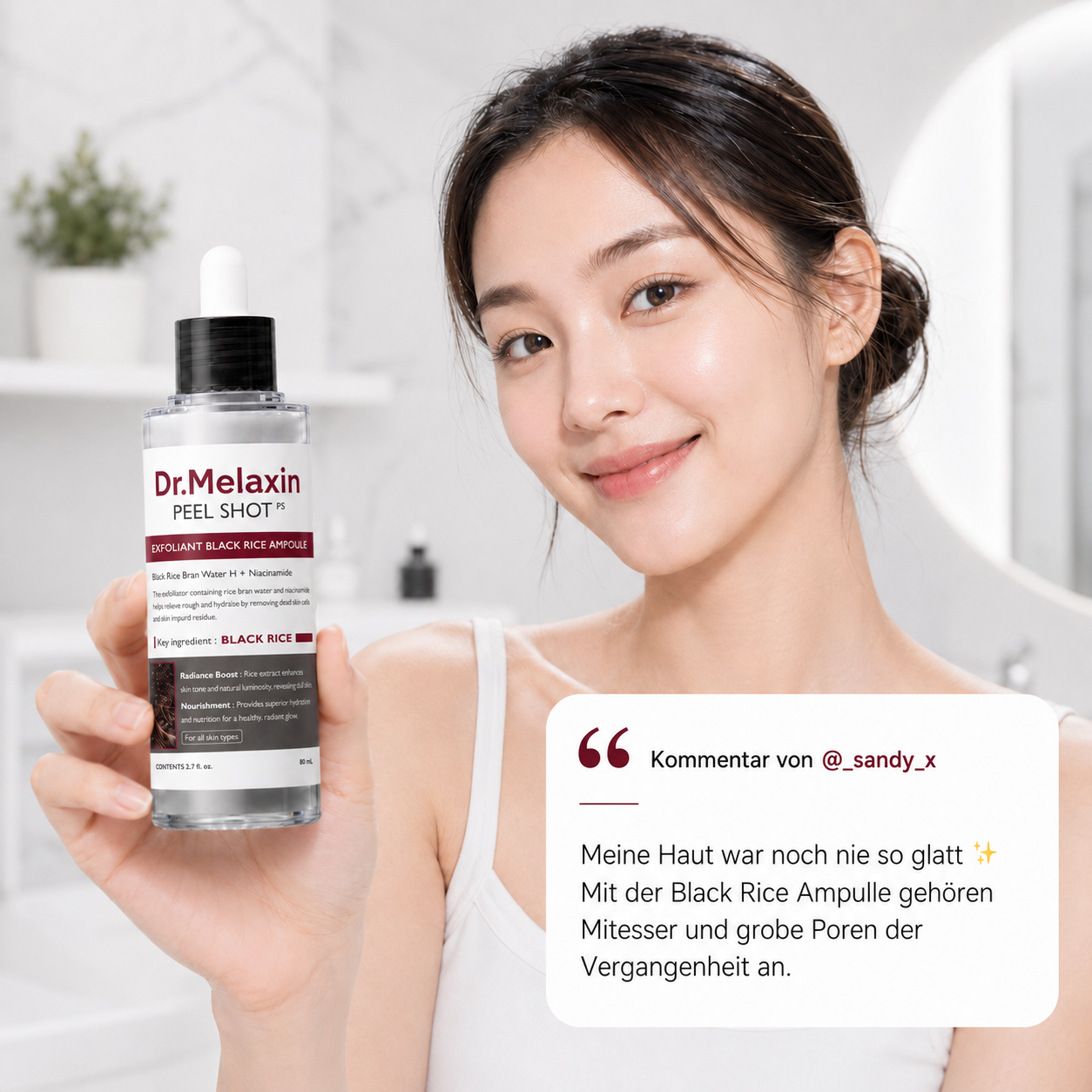Peel Shot – Black Rice Porenpflege Serum | Koren Skincare