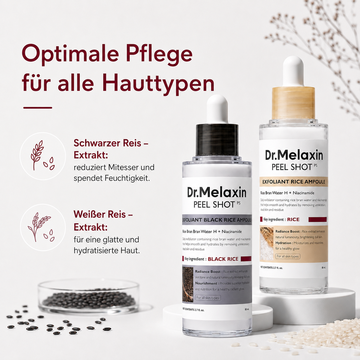 Peel Shot – Black Rice Porenpflege Serum | Koren Skincare