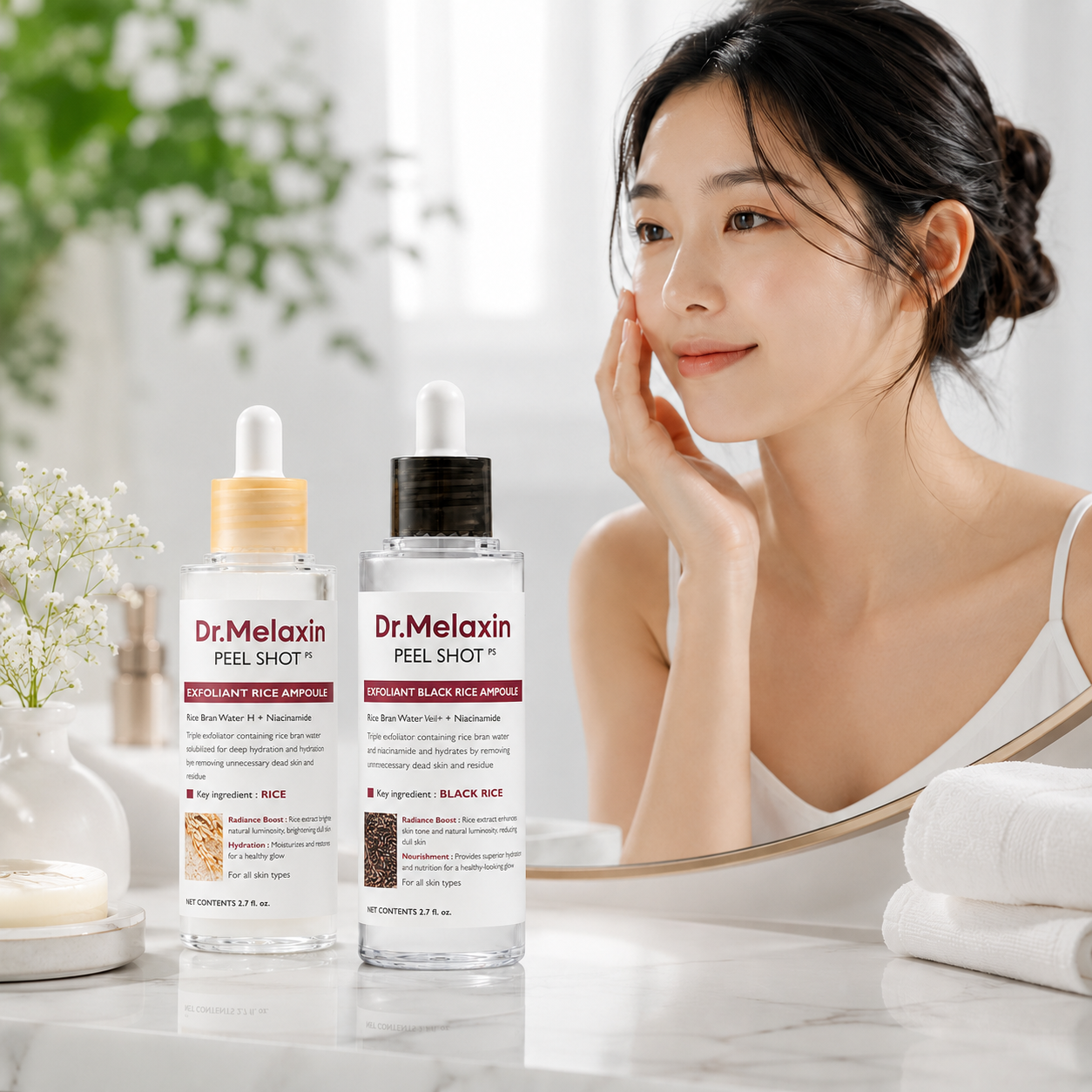 Peel Shot – Black Rice Porenpflege Serum | Koren Skincare