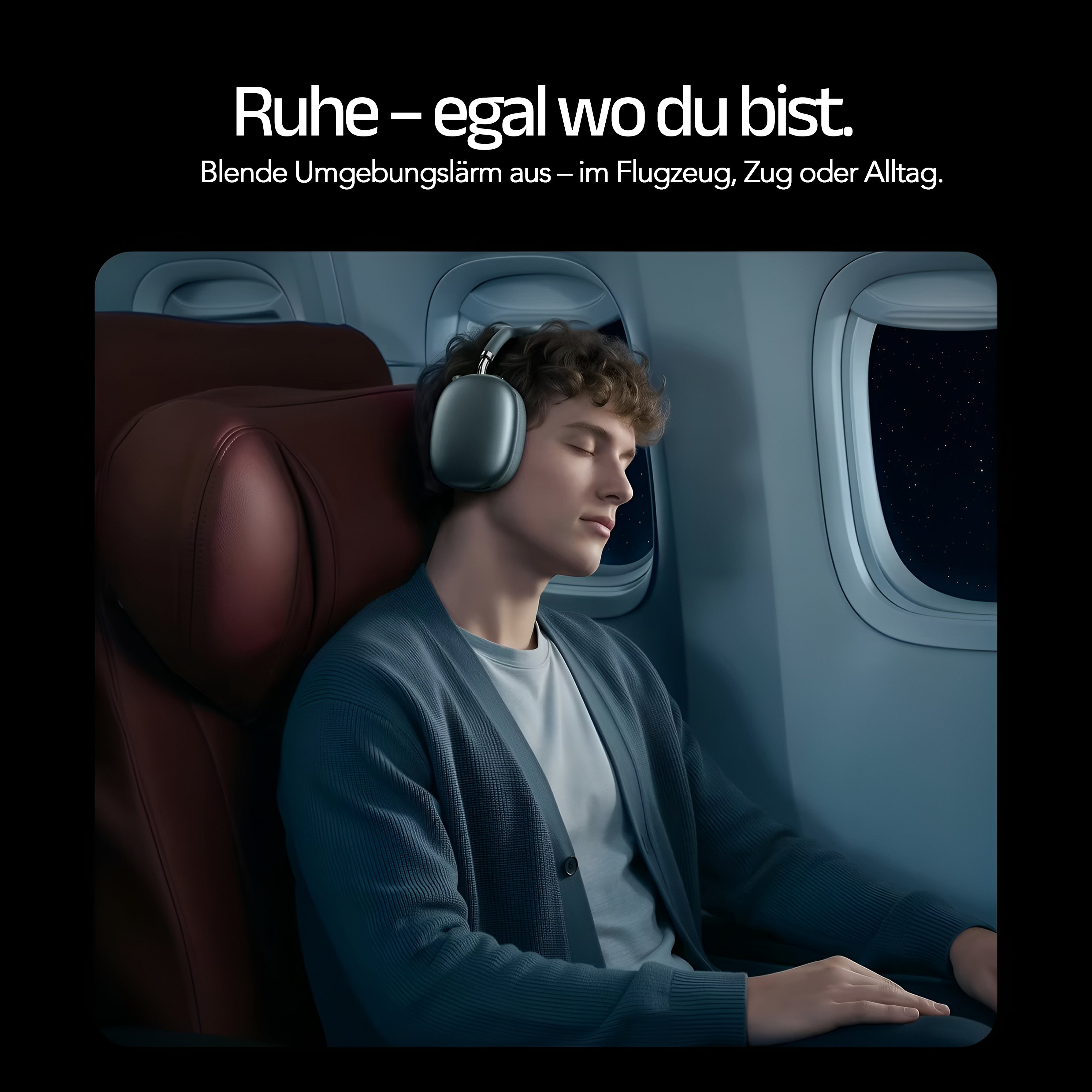 StreamMuse Max Neue Generation – Over-Ear Bluetooth Kopfhörer mit ANC