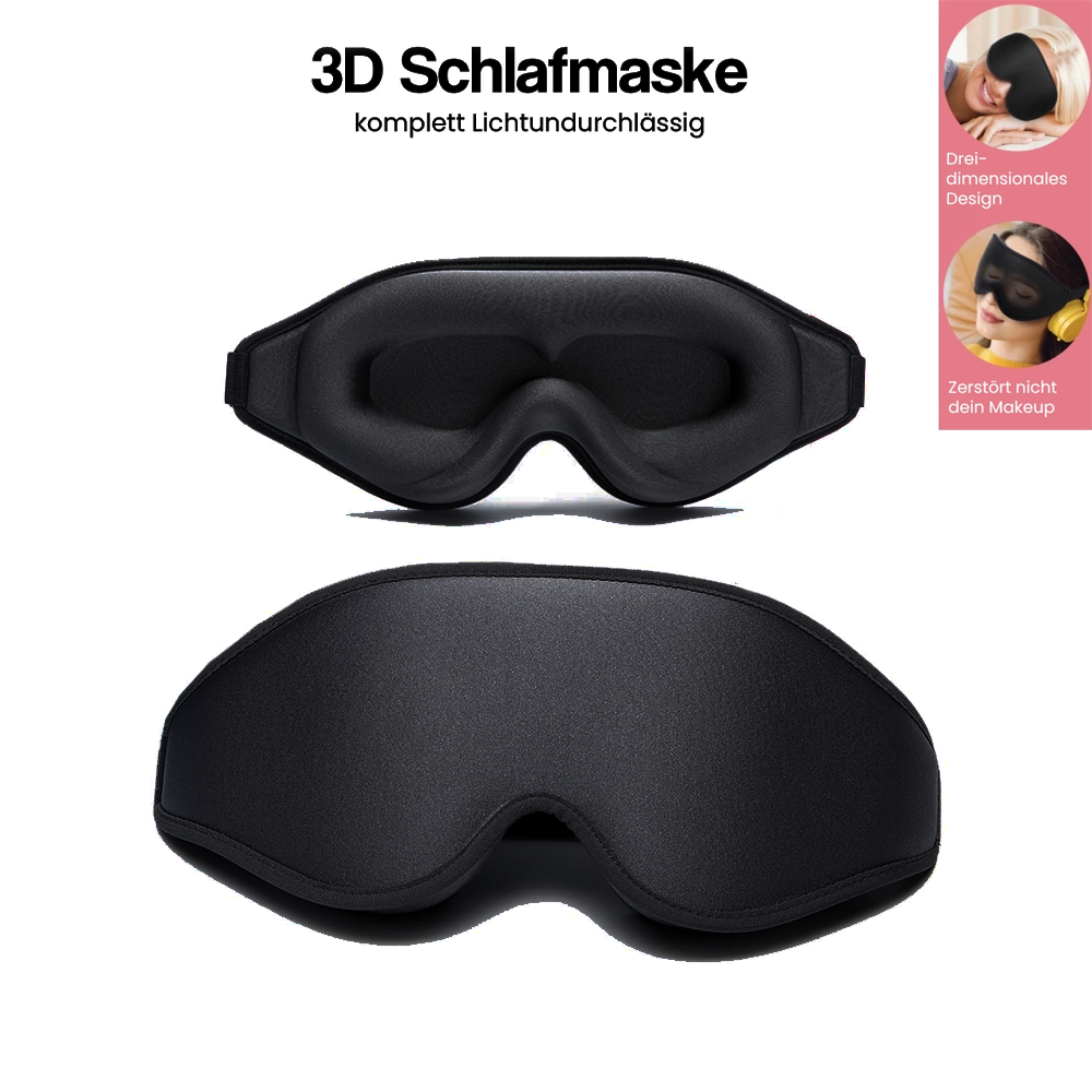3D Schlafmaske DripDeal™ – Bequem, Lichtdicht & für besseren Schlaf