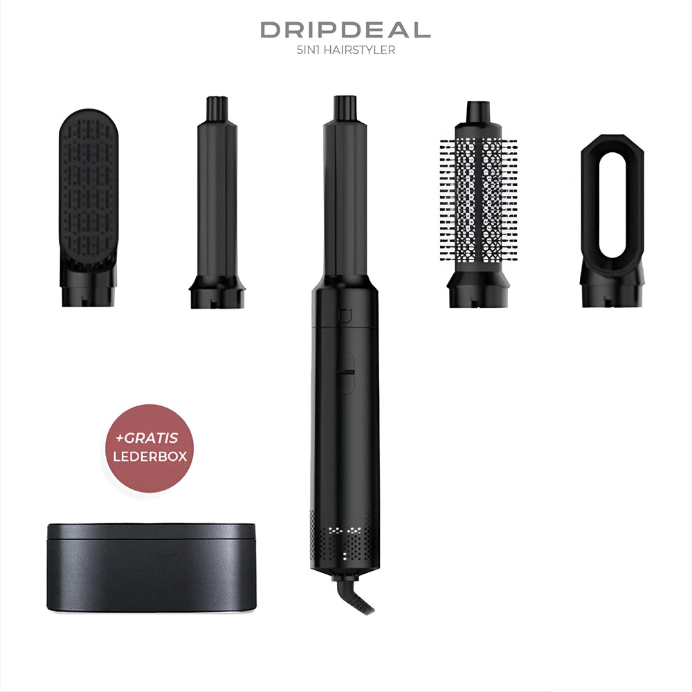 5 in 1 Hairstyler Dripdeal | Locken, Glätten & Trocknen mit Coanda Effekt