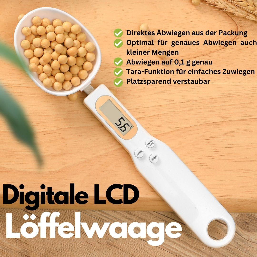 Digitale LCD Löffelwaage Messlöffel